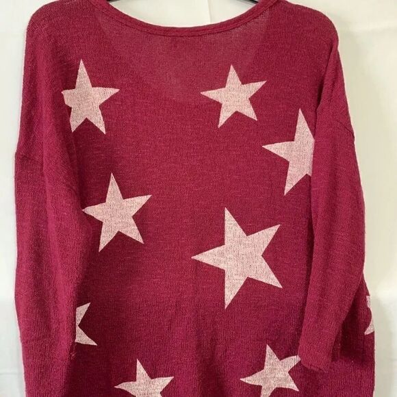 Charming Charlie Star Sweater 3/4 Sleeves #206 - Picture 2 of 3